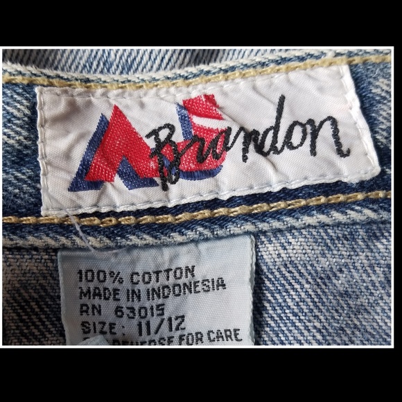 VINTAGE AJ BRANDON denim skirt - Picture 4 of 5